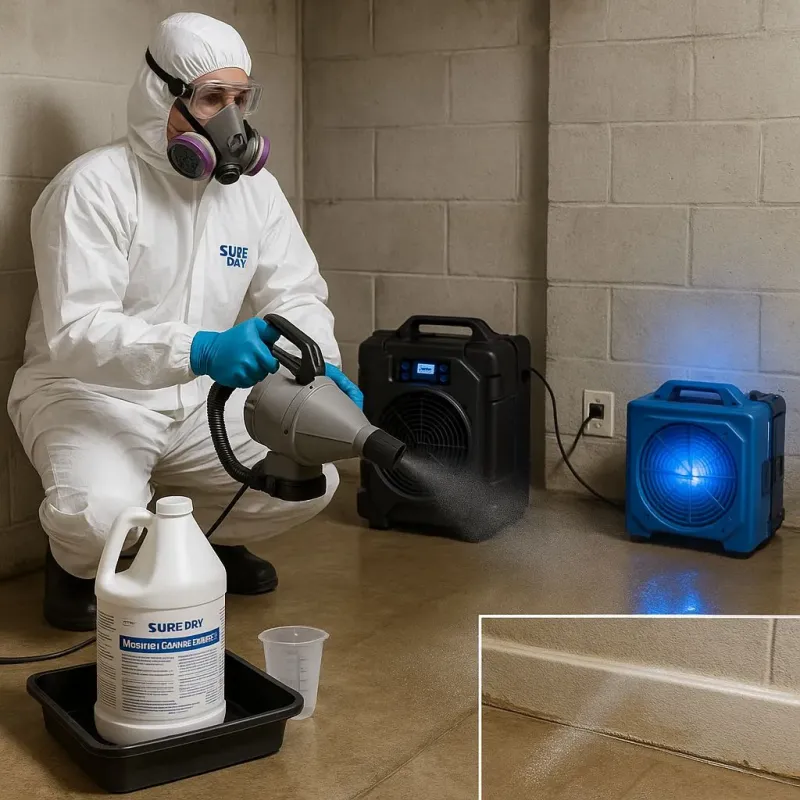 Sanitization and Odor Removal process in Candia, NH